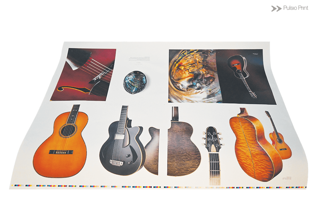 Real proof printing on Offset machine on a large format of 70 by 100 cm